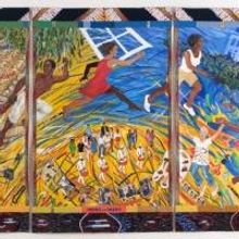 Emma Amos Opens at Flomenhaft Gallery 1/14-2/27